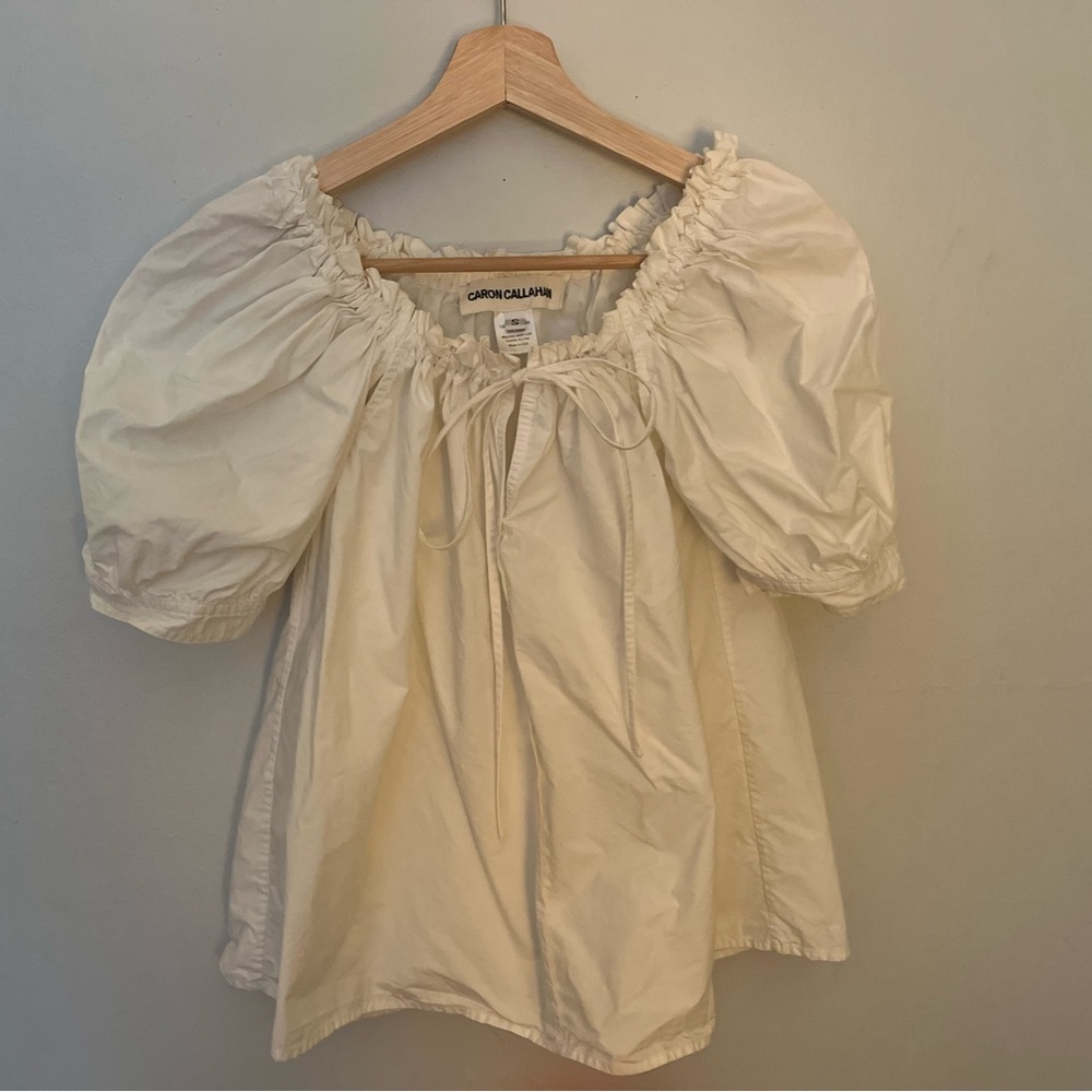 Caron Callahan white poplin Shirt